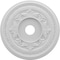 Ekena Millwork Baltimore Thermoformed PVC Ceiling Medallion (Fits Canopies up to 7 3/4"), 22"OD x 3 1/2"ID x 1"P CMP22BA - alternate 1
